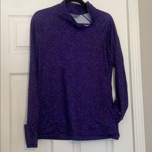 Indigo athleta running pullover space edition M